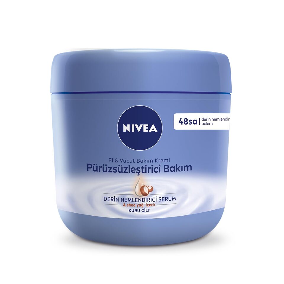 NİVEA PÜRÜZSÜZLEŞTİRİCİ EL&VÜCUT KREMİ 400 ML